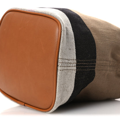 Burberry Canvas Mega Check Mini Ashby Tassel Crossbody Saddle Brown 12 of 14