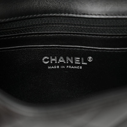Chanel Lambskin Quilted Mini Rectangular Flap Black 6 of 10
