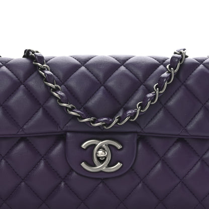 Chanel Lambskin East West Flap Purple 8 of 10