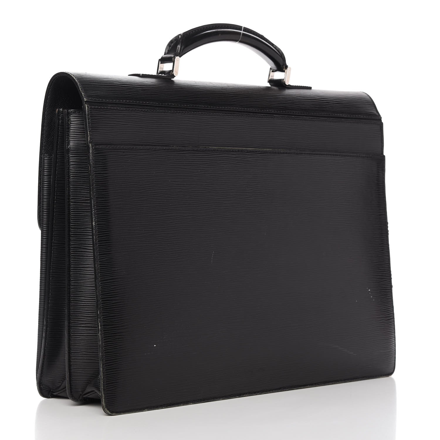 Louis Vuitton Epi Robusto 2 Compartment Briefcase Black 3 of 11