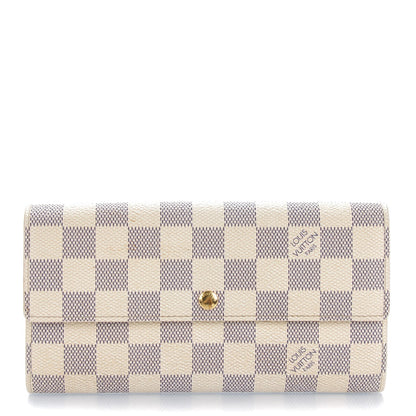 Louis Vuitton Damier Azur Sarah Wallet 1 of 7
