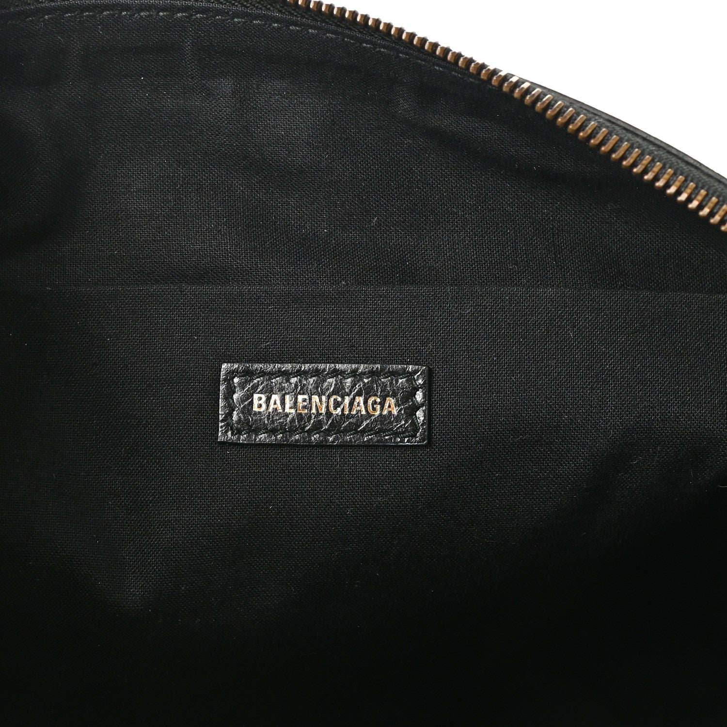 Balenciaga Agneau Classic Hardware Graffiti Small Pouch Black White 6 of 7