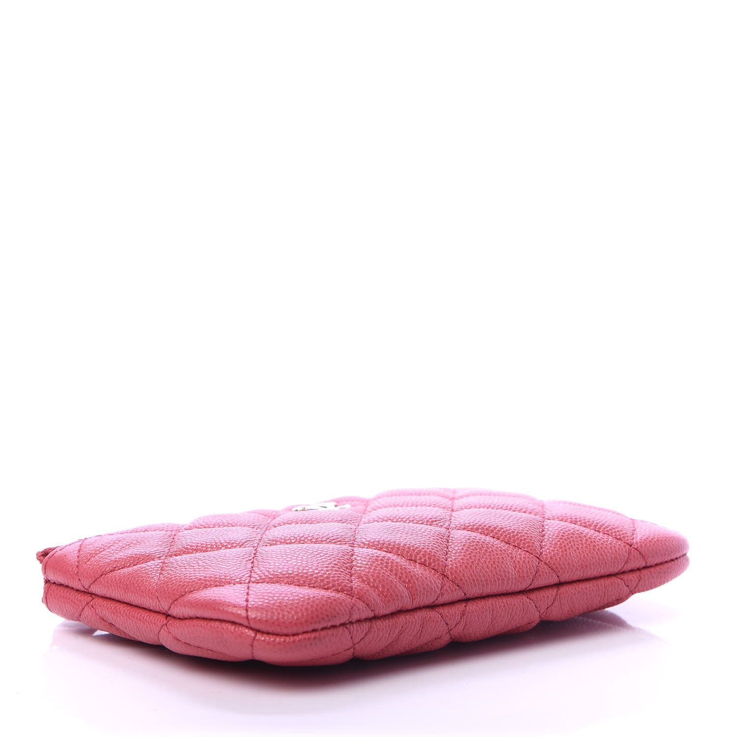 Chanel Caviar Quilted Small Cosmetic Case Dark Pink 4 of 8