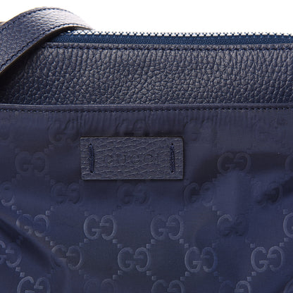 Gucci Nylon Monogram Dollar Calfskin Small Flat Messenger Bag Tide 10 of 10