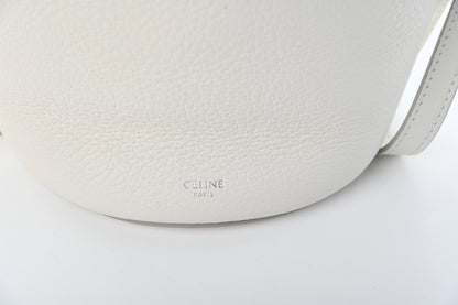 Celine Supple Grained Calfskin Nano Big Bag Bucket White 9 of 16