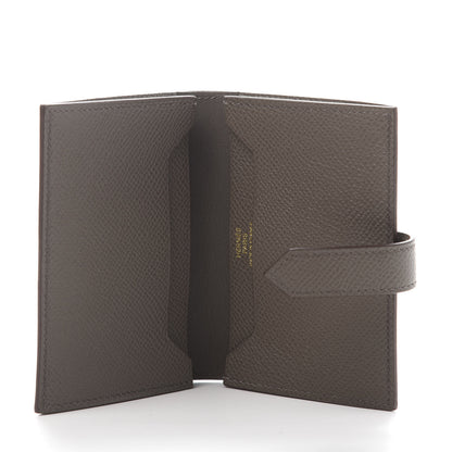 Hermes Epsom Bearn Card Holder Wallet Etain 5 of 9