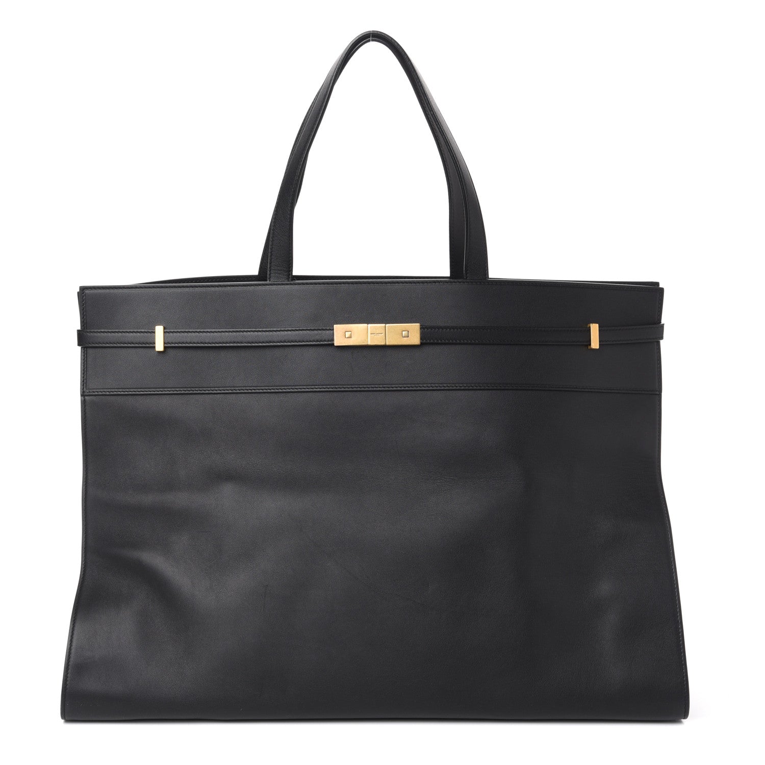Saint Laurent Calfskin Large Manhattan Shopper Tote Black 1 of 10