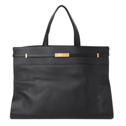 Saint Laurent Calfskin Large Manhattan Shopper Tote Black 1 of 10