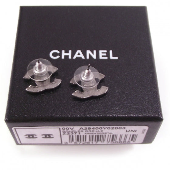 Crystal CC Logo Earrings