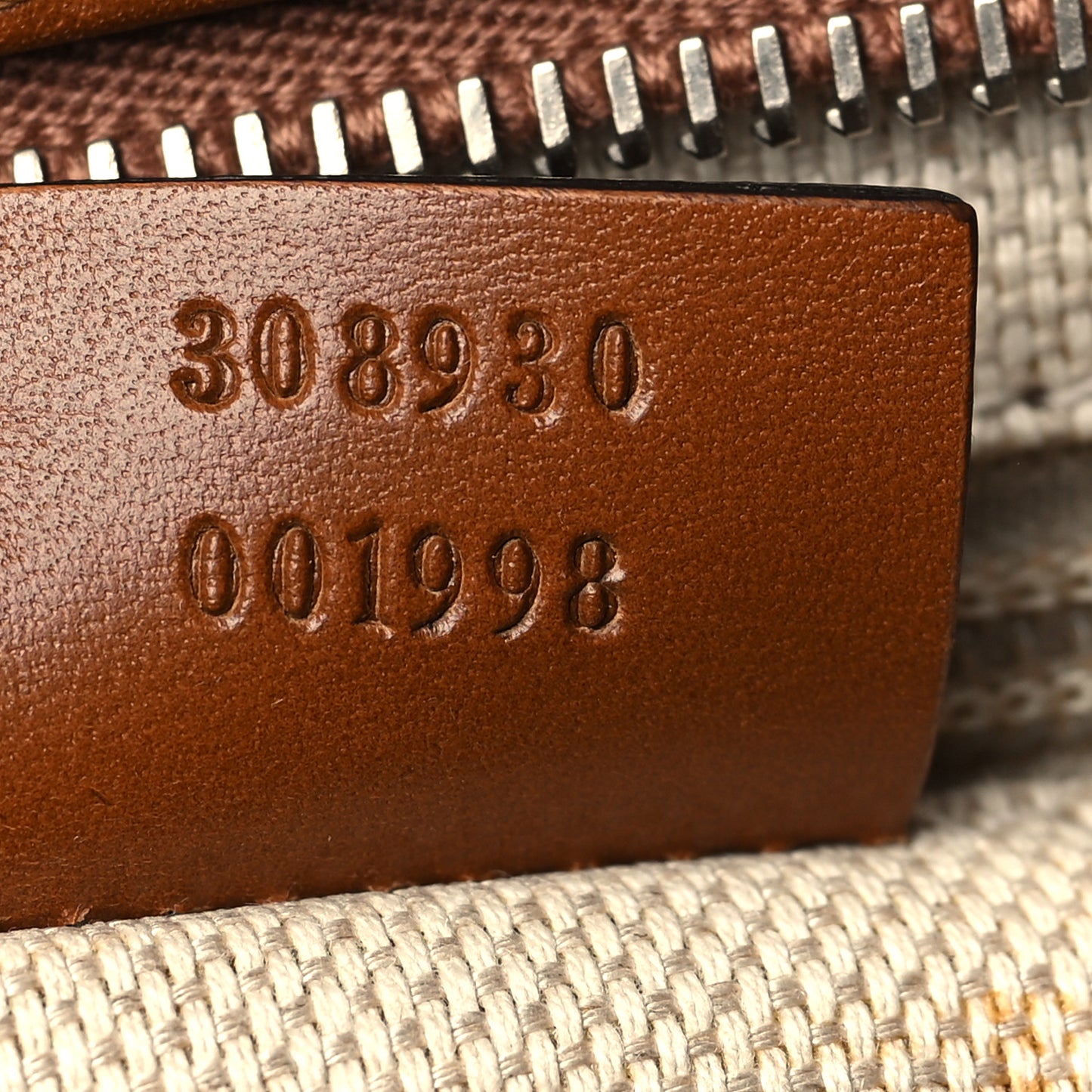Monogram Large Flat Messenger Bag Brown