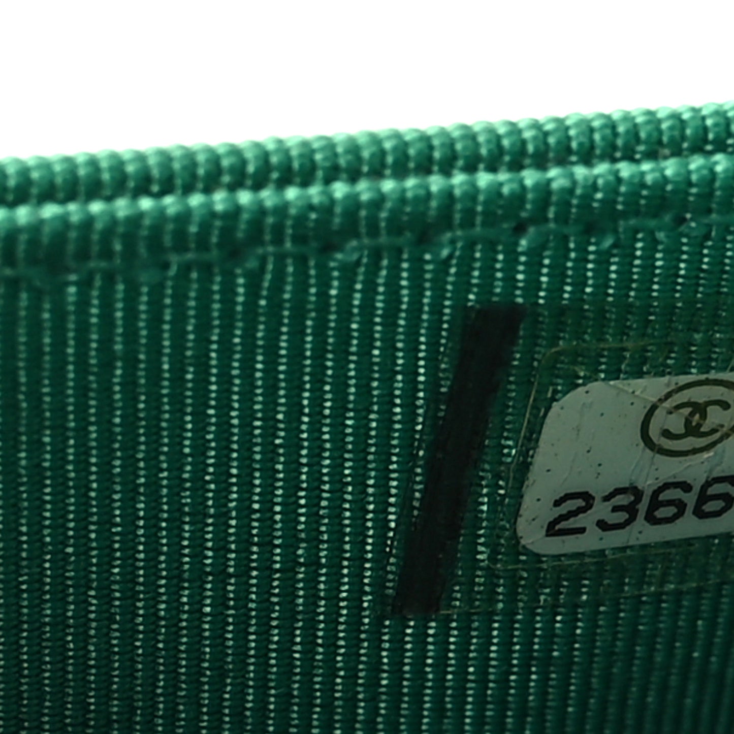 Tweed Fringe Wallet On Chain WOC Black Green