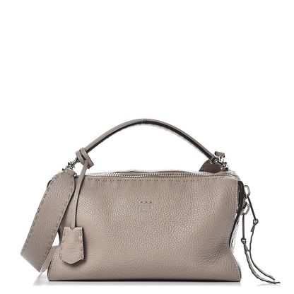 Fendi Cuoio Romano Selleria Lei Boston Tote Corda 1 of 10