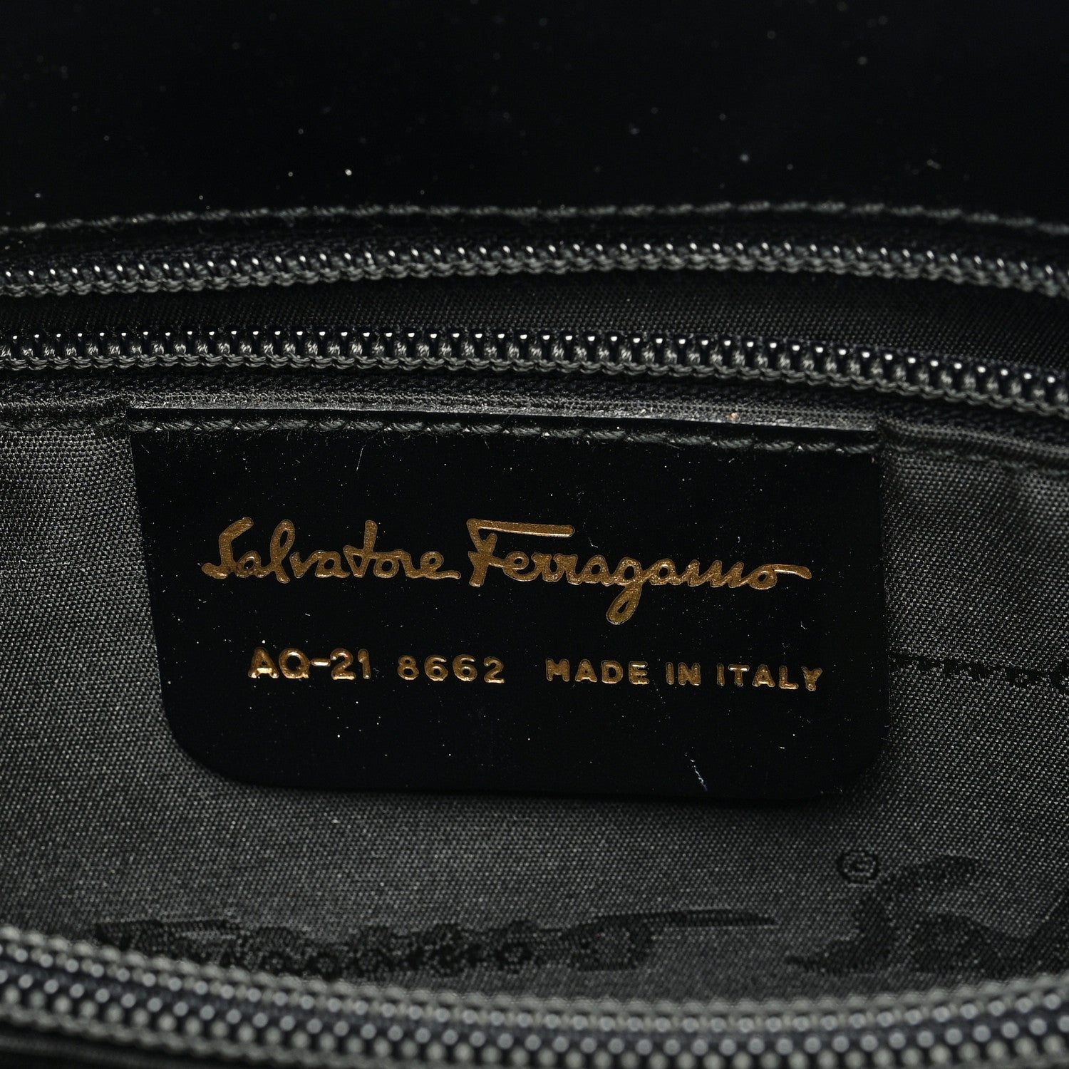 Salvatore Ferragamo Patent Calfskin Gancini Hobo Black 6 of 11