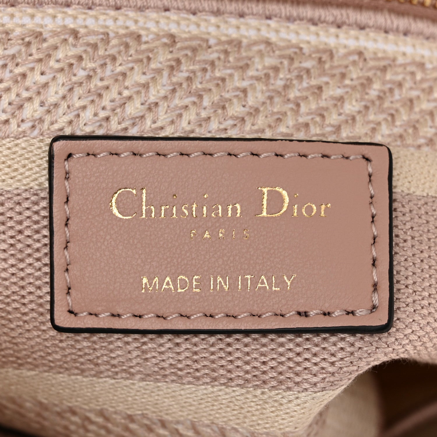 Christian Dior Canvas Toile De Jouy Reverse Embroidered Medium Lady D-Lite Rose 6 of 10