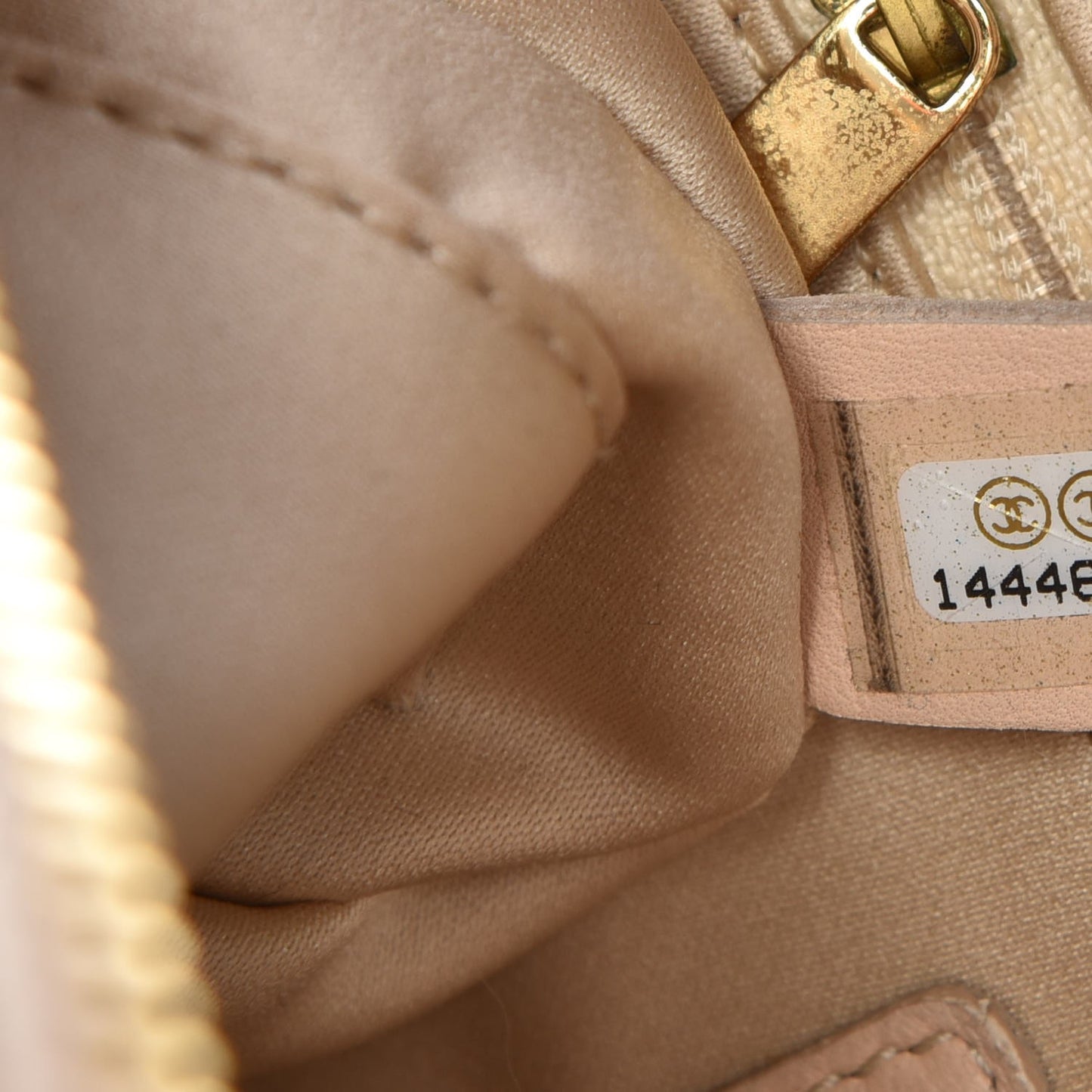 Caviar Quilted Petit Timeless Tote PTT Beige