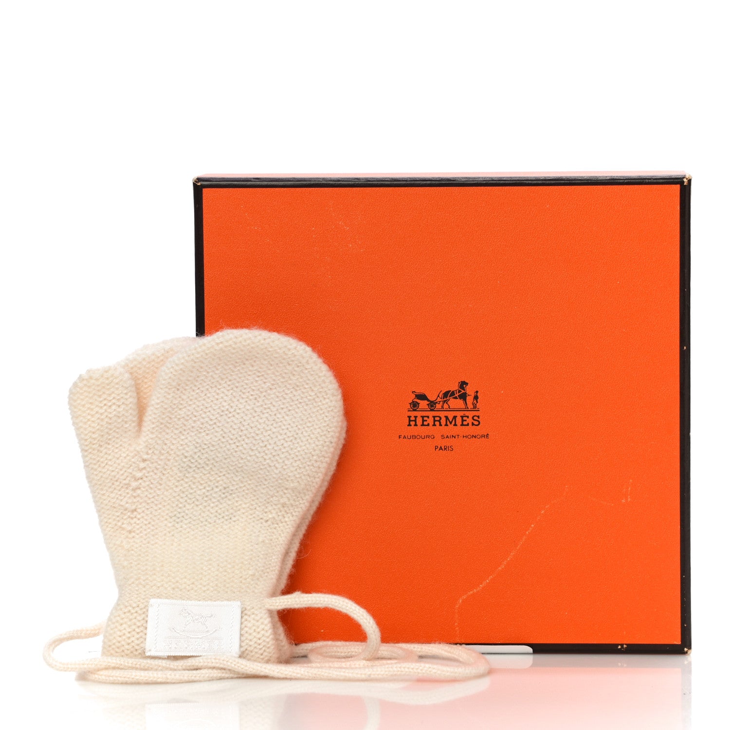 Hermes Cashmere Baby Mittens 6 of 6