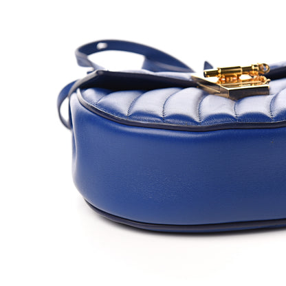 Chloe Calfskin Quilted Mini Drew Bijou Shoulder Bag Majesty Blue 6 of 8