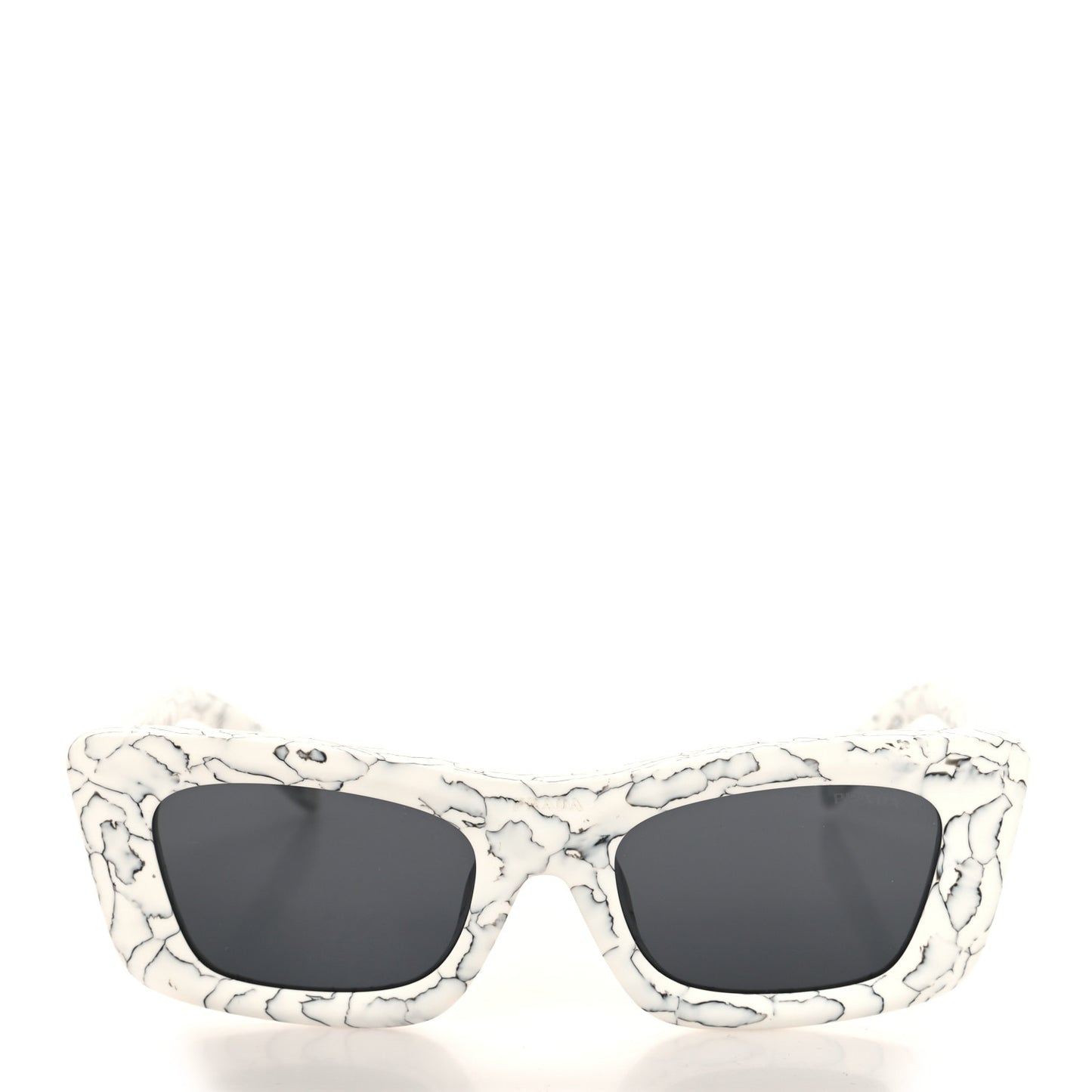 Acetate Symbole Sunglasses SPR 13Z White Marble
