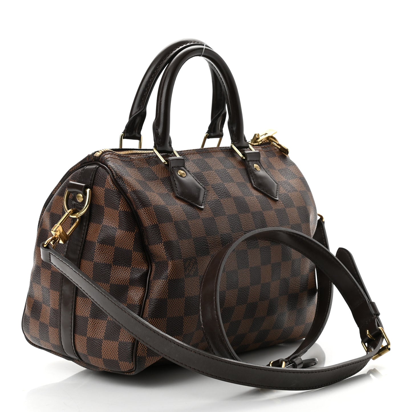 Damier Ebene Speedy Bandouliere 25