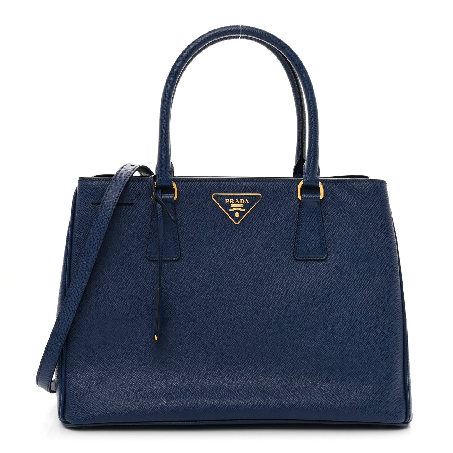 Saffiano Lux Medium Tote Bluette