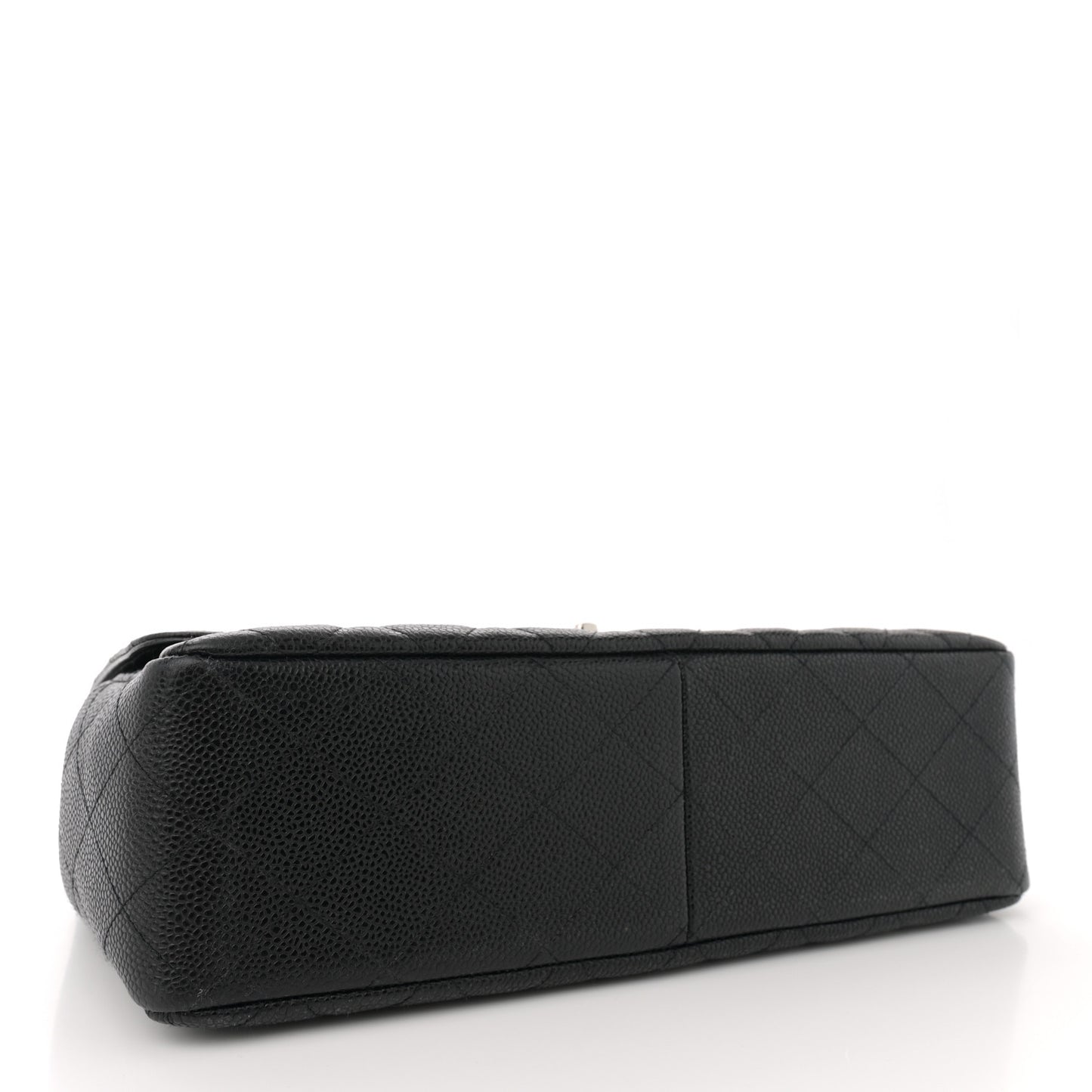 Caviar Quilted Jumbo Single Flap Black