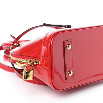 Louis Vuitton Vernis Alma BB Cherry 8 of 9