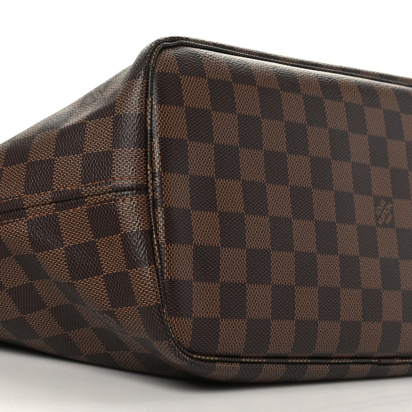 Damier Ebene Braided Neverfull MM Pink