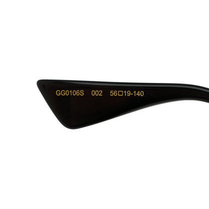 Gucci Acetate Oversize Square Frame GG0106S Sunglasses Tortoise 5 of 7