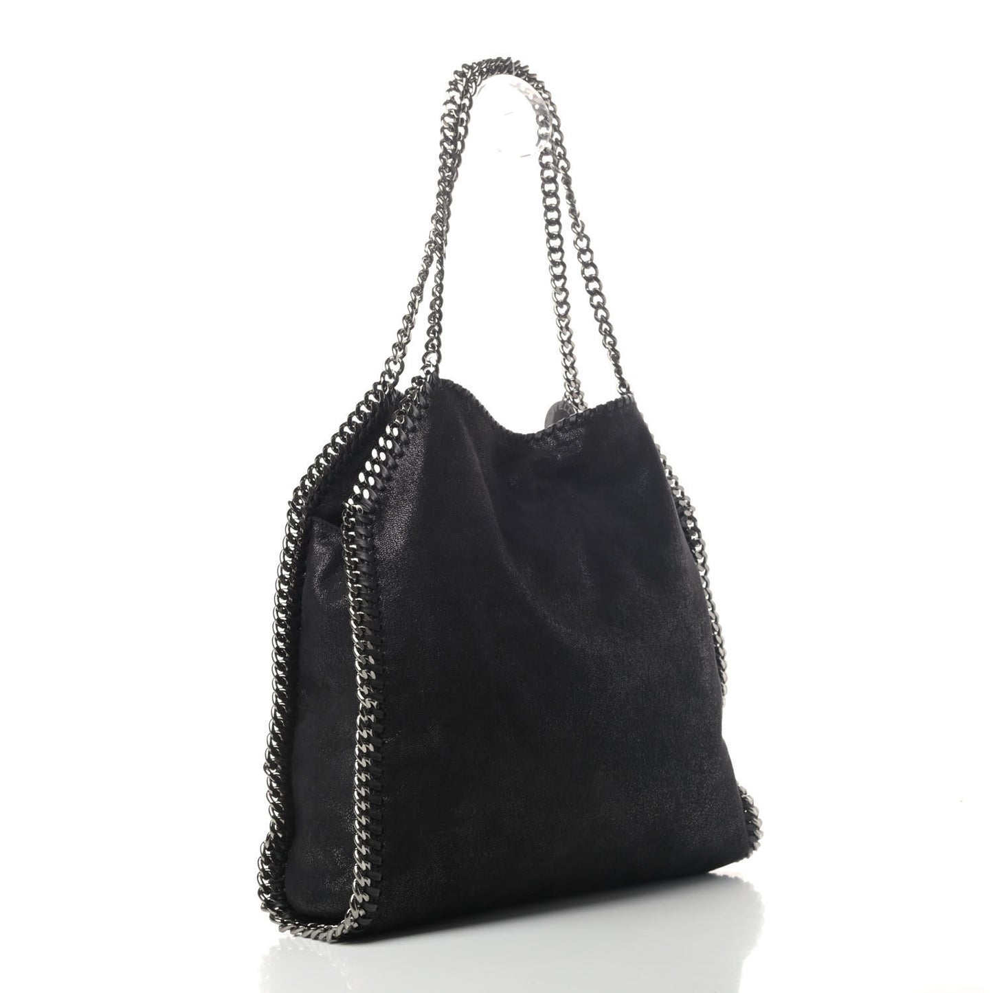 Shaggy Deer Small Falabella Tote Black