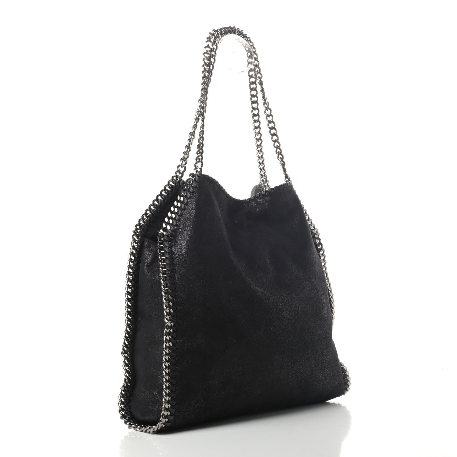 Stella McCartney Shaggy Deer Small Falabella Tote Black 2 of 4