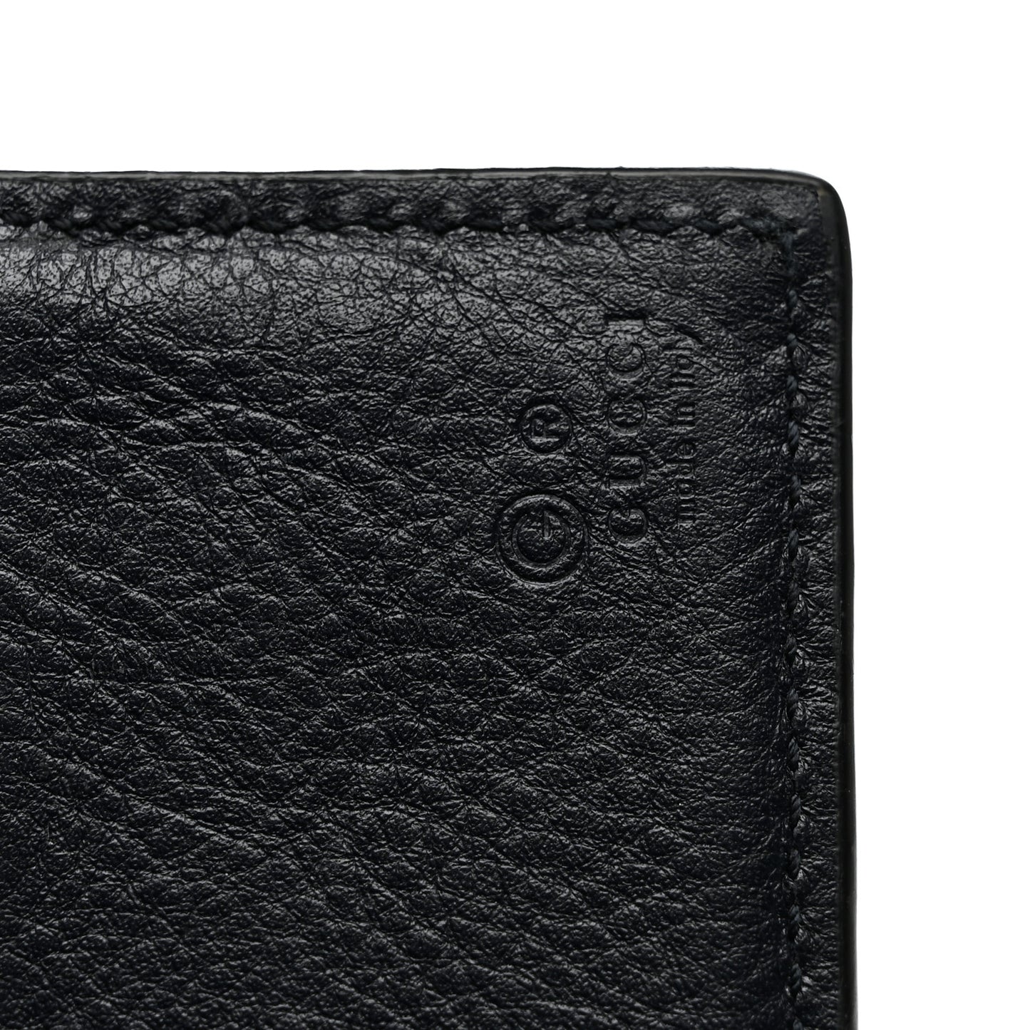 Microguccissima Bi-Fold Wallet Navy