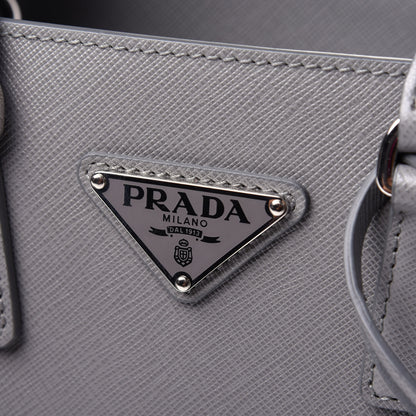 Prada Saffiano Lux Micro Galleria Shoulder Bag Ardesia 7 of 14