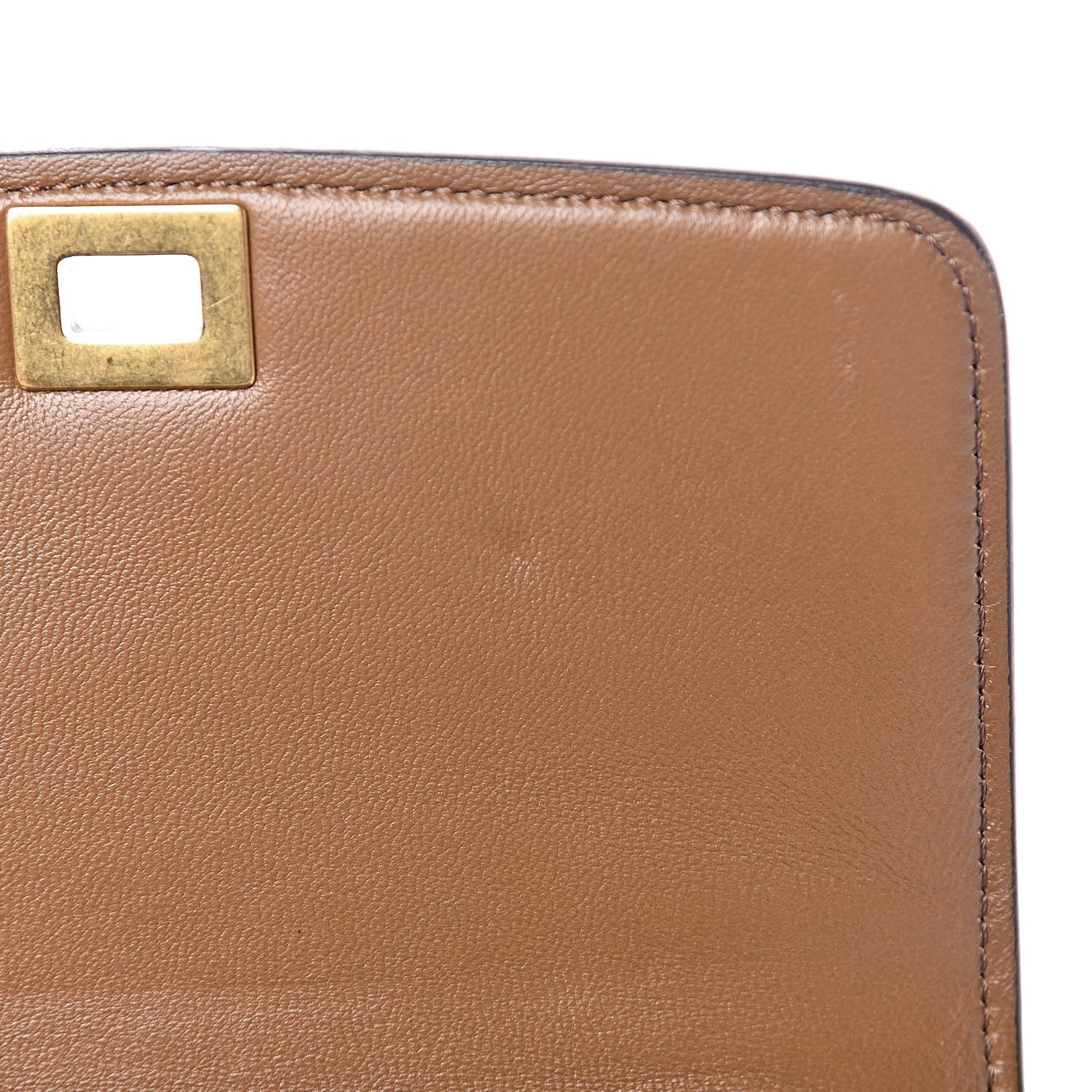Celine Box Calfskin Small Classic Box Flap Bag Camel 8 of 10