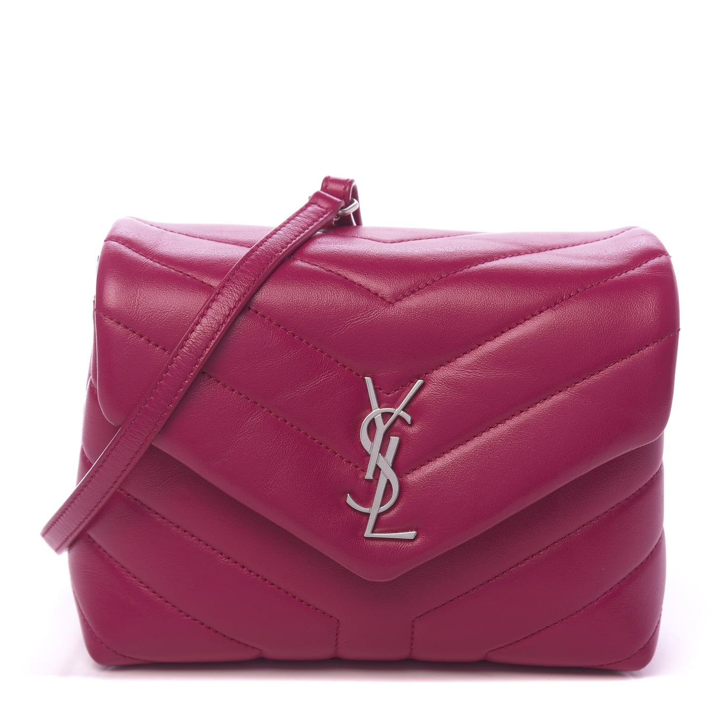 Calfskin Y Quilted Monogram Toy Loulou Crossbody Bag Freesia