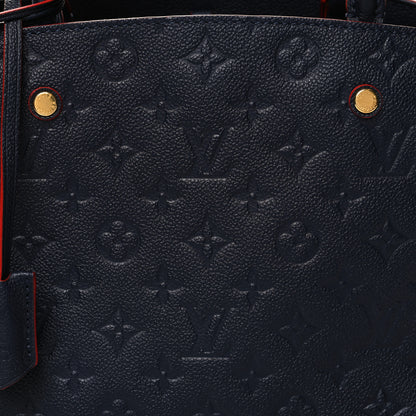 Louis Vuitton Empreinte Montaigne MM Marine Rouge 10 of 12