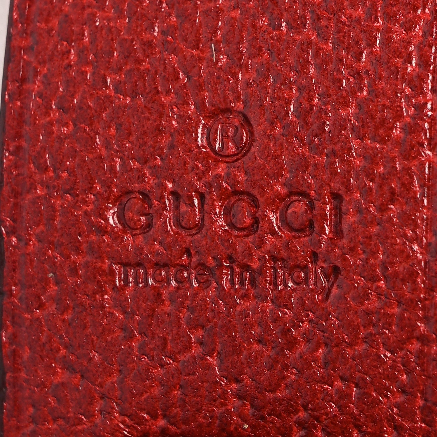 Gucci Monogram Pochette Red 6 of 10
