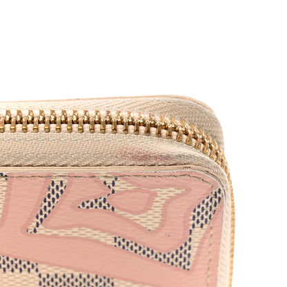 Louis Vuitton Damier Azur Tahitienne Clemence Wallet 9 of 12