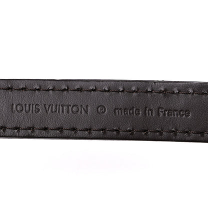 Louis Vuitton LOUIS VUITTON Calfskin 12mm Eva Shoulder Strap Brown 3 of 5