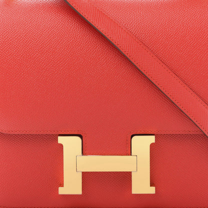 Hermes Epsom Constance 24 Rouge Tomate 10 of 22