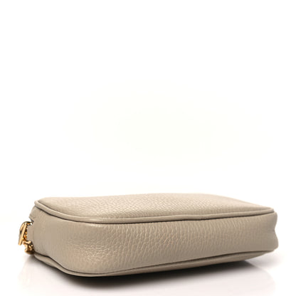Gucci Dollar Calfskin Super Mini GG Marmont Chain Shoulder Bag Beige 4 of 10