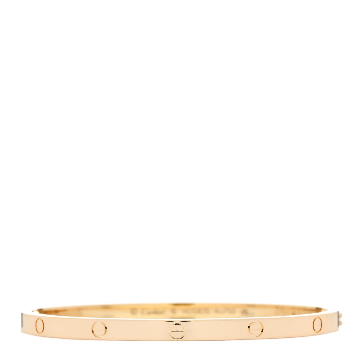 18K Yellow Gold Small LOVE Bracelet 16
