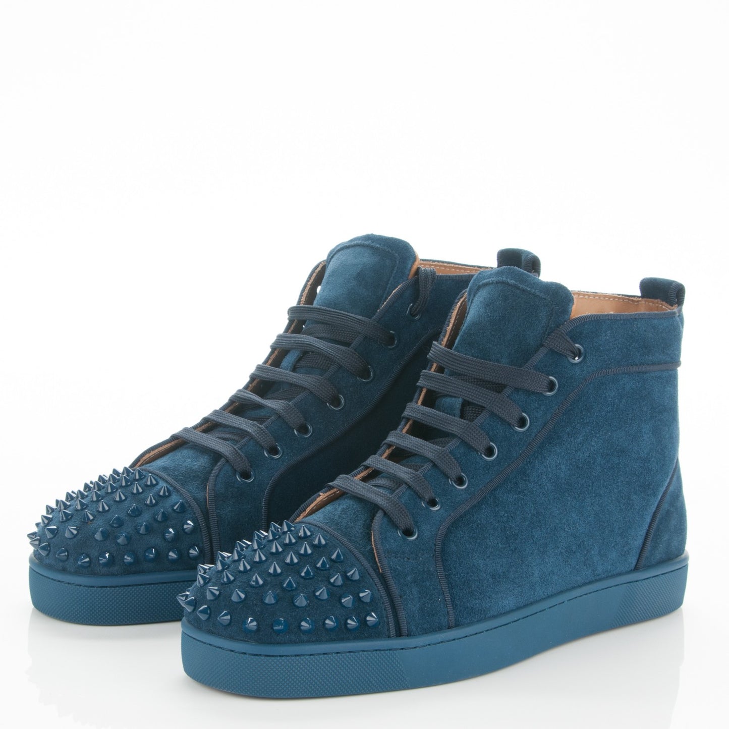 Suede Louis Spikes Flat Mens Sneakers 45