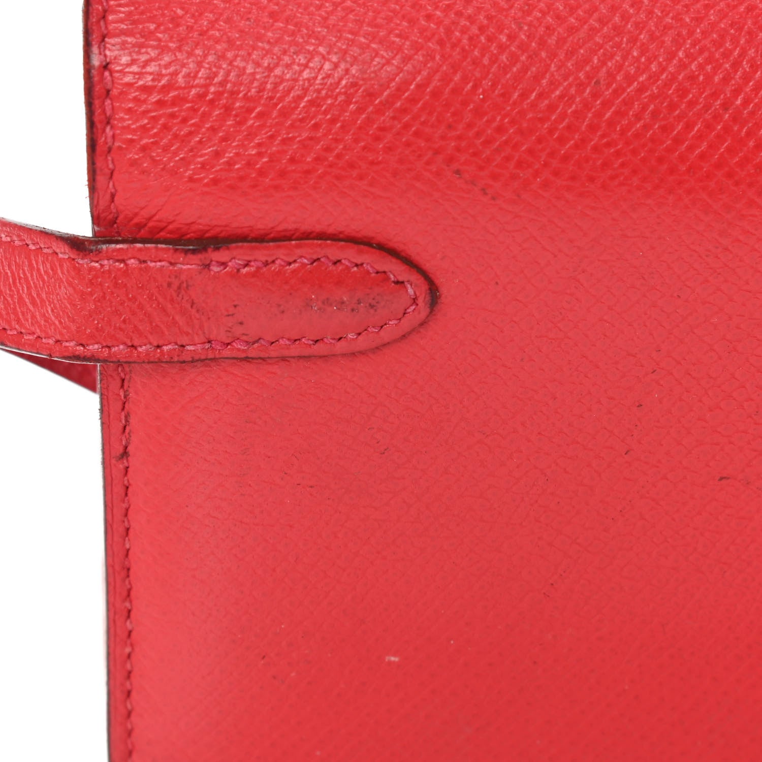 Hermes Epsom Kelly Longue Wallet Rouge Casaque 17 of 18