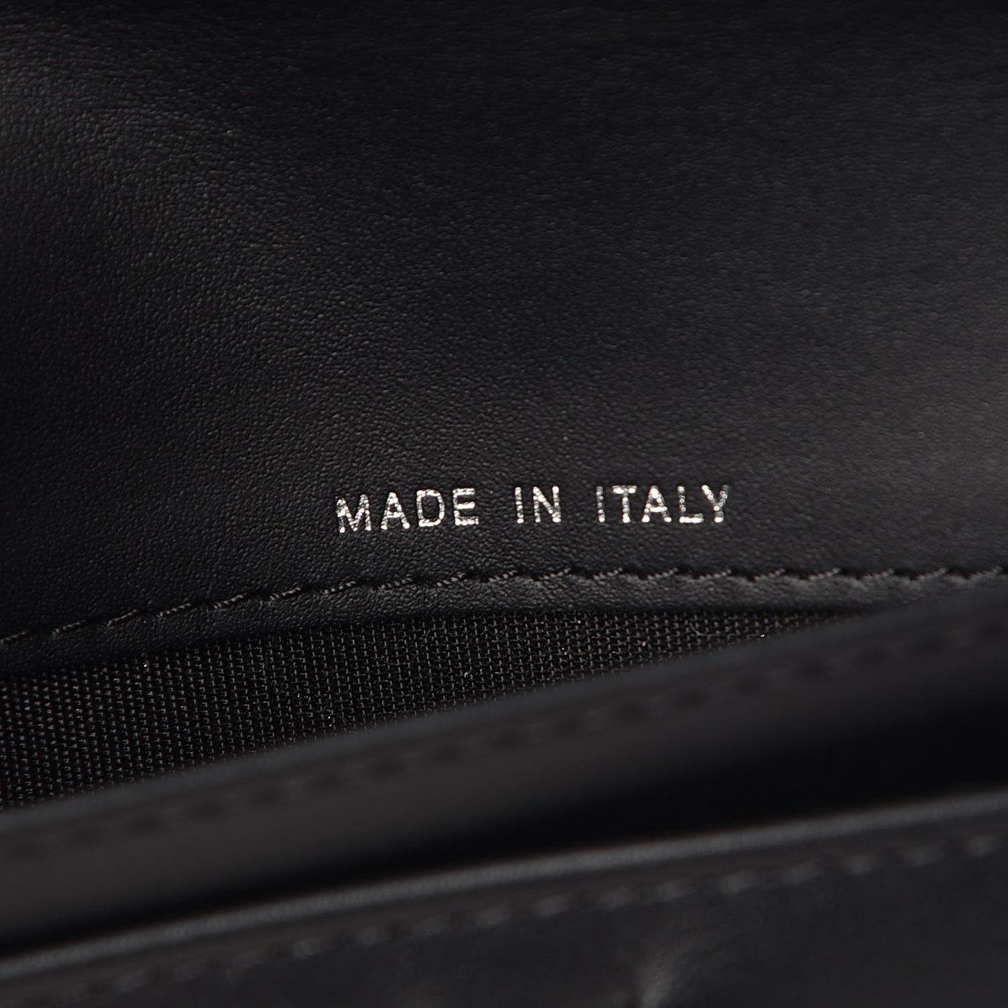 Caviar Quilted Boy Yen Wallet Black