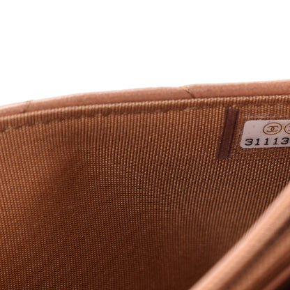 Chanel Lambskin Quilted 19 Wallet On Chain WOC Brown 12 of 14