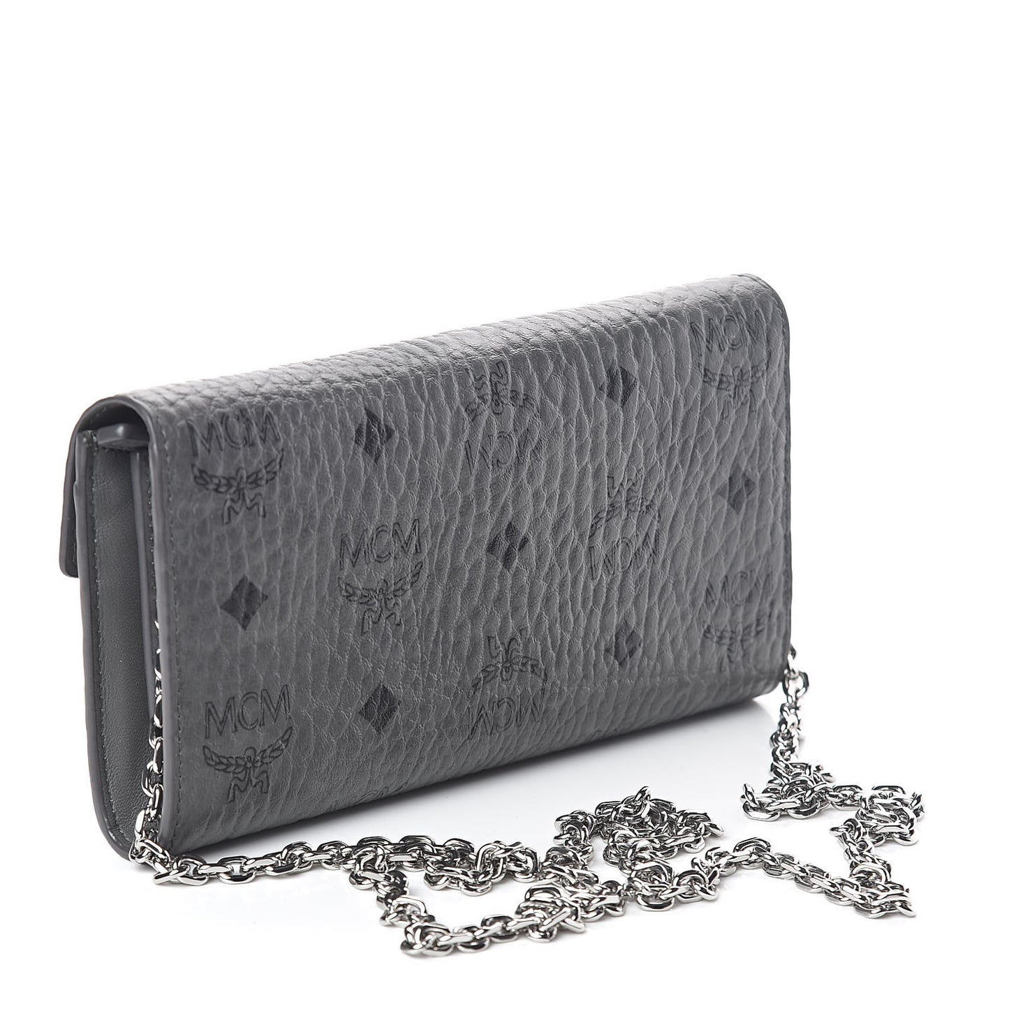 Visetos Large Patricia Wallet On Chain Phantom Grey