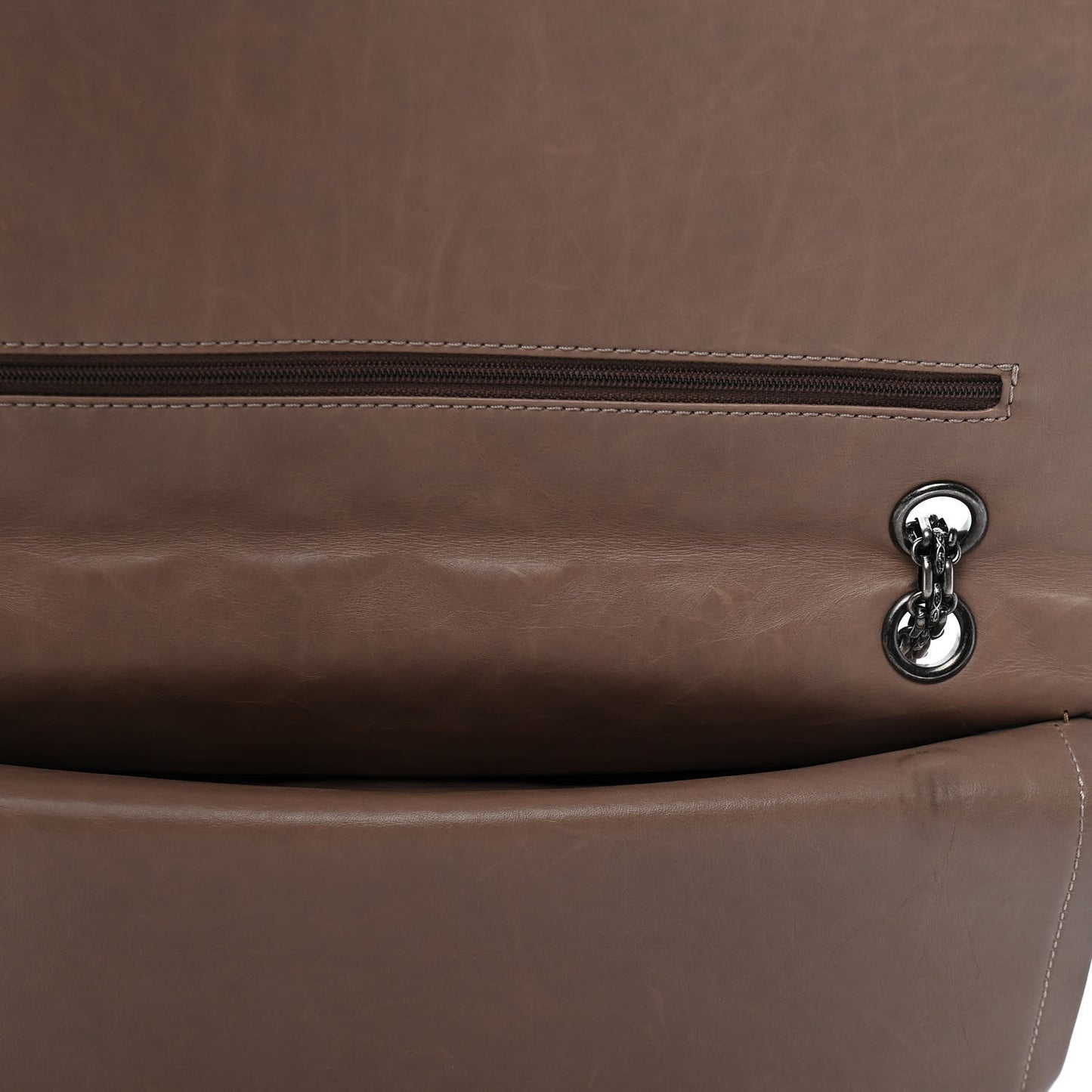 Aged Calfskin Quilted 2.55 Reissue 227 Flap Brown