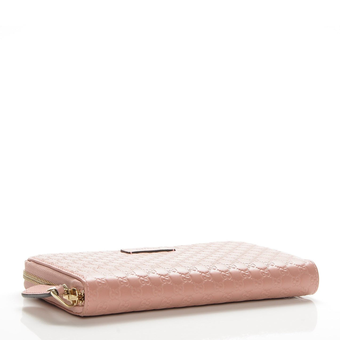 Microguccissima Zip Around Wallet Soft Pink