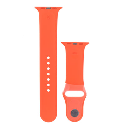 Hermes Silicone 42mm Apple Sports Watch Single Tour Band Orange 1 of 5