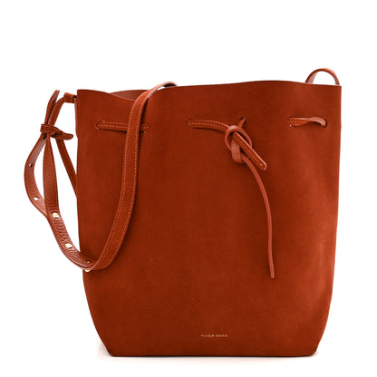 Mansur Gavriel Suede Bucket Bag Brick 2 of 10